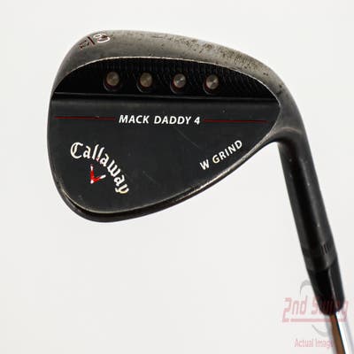 Callaway Mack Daddy 4 Black Wedge Lob LW 60° 12 Deg Bounce W Grind Dynamic Gold Tour Issue 115 Steel Stiff Right Handed 35.0in