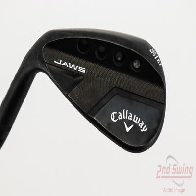 Callaway Jaws Full Toe Raw Black Wedge Sand SW 56° 12 Deg Bounce Dynamic Gold Spinner TI VSS Steel Wedge Flex Left Handed 35.5in