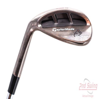 TaylorMade HI-TOE RAW Big Foot Wedge Lob LW 60° 15 Deg Bounce FST KBS Hi-Rev 2.0 115 Steel Wedge Flex Left Handed 35.5in