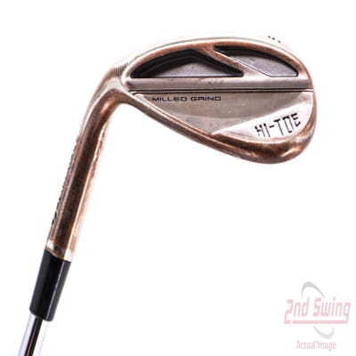 TaylorMade Milled Grind HI-TOE 3 Copper Wedge Lob LW 58° 10 Deg Bounce True Temper Dynamic Gold 120 Steel Stiff Left Handed 35.5in