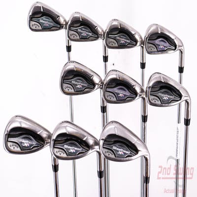 Callaway Steelhead XR Iron Set 4-PW AW SW LW True Temper XP 95 R300 Steel Regular Right Handed 38.0in