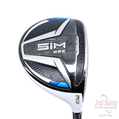 TaylorMade SIM MAX Fairway Wood 3 Wood 3W 15° Fujikura Ventus Blue 6 Graphite Stiff Right Handed 43.25in