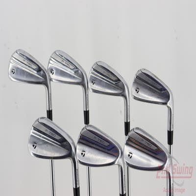 TaylorMade 2019 P790 Iron Set 4-PW Project X Rifle 6.0 Steel Stiff Right Handed 37.75in