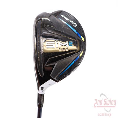 TaylorMade SIM2 MAX Fairway Wood 3 Wood 3W 15° Fujikura Ventus Blue 5 Graphite Regular Left Handed 43.75in