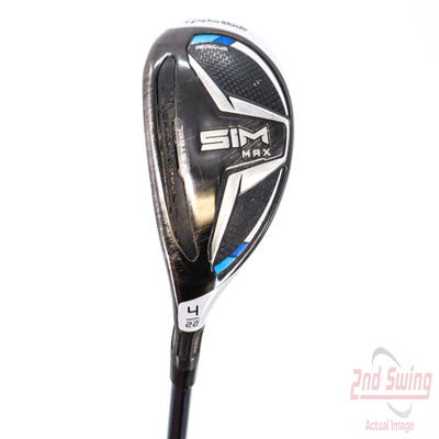 TaylorMade SIM MAX Hybrid 4 Hybrid 22° Fujikura Ventus Blue 6 Graphite Regular Left Handed 40.5in