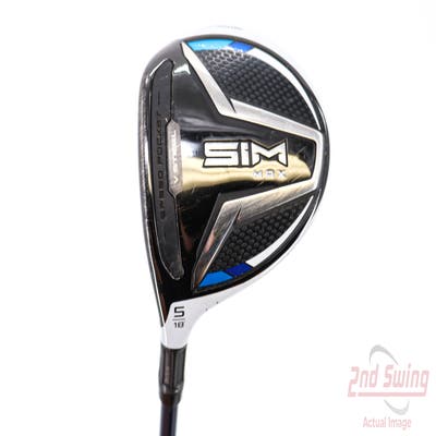 TaylorMade SIM MAX Fairway Wood 5 Wood 5W 18° Fujikura Ventus Blue 5 Graphite Regular Left Handed 42.75in