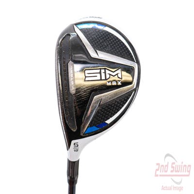 TaylorMade SIM MAX Fairway Wood 5 Wood 5W 18° Fujikura Ventus Blue 5 Graphite Regular Left Handed 42.75in