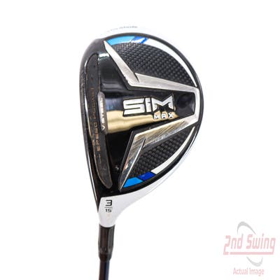 TaylorMade SIM MAX Fairway Wood 3 Wood 3W 15° Fujikura Ventus Blue 5 Graphite Regular Left Handed 43.75in