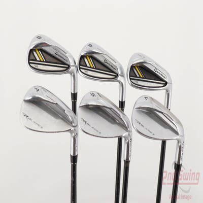 TaylorMade Rocketbladez Iron Set 8-PW AW SW LW TM Matrix RocketFuel 65 Graphite Regular Right Handed 37.0in