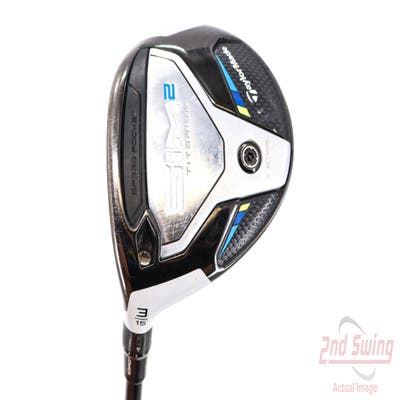 TaylorMade SIM2 Titanium Fairway Wood 3 Wood 3W 15° MCA Tensei AV Blue Raw 65 Graphite Stiff Left Handed 43.5in