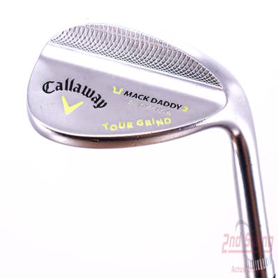 Callaway Mack Daddy 2 Tour Grind Chrome Wedge Lob LW 58° 9 Deg Bounce T Grind True Temper Dynamic Gold Steel Wedge Flex Right Handed 35.0in