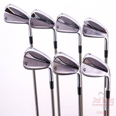 TaylorMade 2021 P790 Iron Set 4-PW Aerotech SteelFiber fc90cw Graphite Stiff Right Handed 37.75in