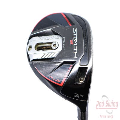 TaylorMade Stealth 2 Plus Fairway Wood 3 Wood 3W 15° Mitsubishi Kai'li Red 75 Graphite X-Stiff Right Handed 43.25in