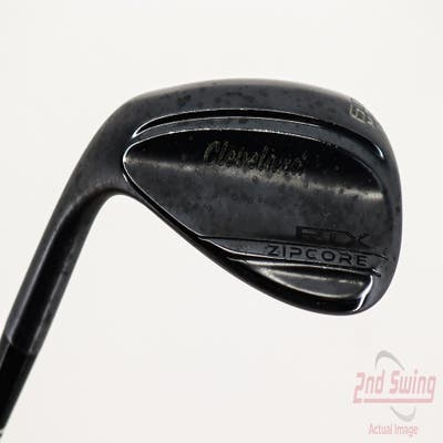 Cleveland RTX ZipCore Black Satin Wedge Lob LW 60° 10 Deg Bounce Mid FST KBS Tour-V 130 Steel X-Stiff Left Handed 35.25in