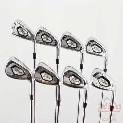 Titleist 718 AP3 Iron Set 4-PW GW True Temper AMT Black S300 Steel Stiff Right Handed 38.25in