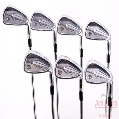 Mint Wilson Staff 2024 Staff Model CB Iron Set 4-PW Dynamic Gold Mid 115 Steel Stiff Right Handed 37.75in