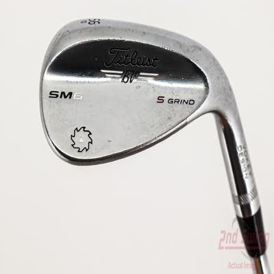 Titleist Vokey SM6 Tour Chrome Wedge Sand SW 56° 10 Deg Bounce S Grind SM6 BV Steel Wedge Flex Right Handed 35.0in