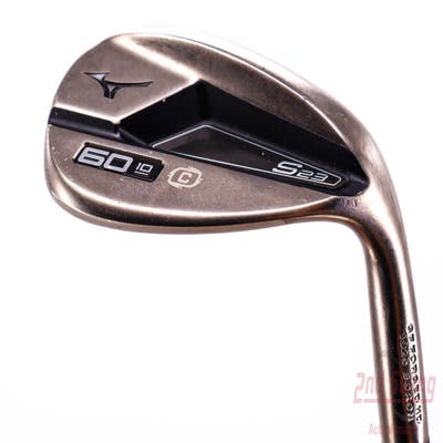 Mizuno S23 Copper Cobalt Wedge Lob LW 60° 10 Deg Bounce C Grind FST KBS Hi-Rev 2.0 Steel Wedge Flex Right Handed 35.0in