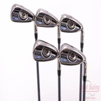 Ping 2016 G Iron Set 6-PW CFS 70 Graphite Graphite Regular Right Handed Yellow Dot 38.0in