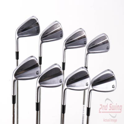 TaylorMade 2023 P790 Iron Set 4-PW AW FST KBS MAX Lite Steel Regular Left Handed 37.75in