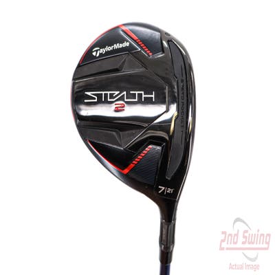 TaylorMade Stealth 2 Fairway Wood 7 Wood 7W 21° Fujikura Ventus TR Blue VC 7 Graphite Stiff Right Handed 41.75in