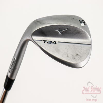 Mizuno T24 Soft Satin Wedge Lob LW 60° 10 Deg Bounce C Grind Dynamic Gold Tour Issue S400 Steel Stiff Left Handed 35.5in