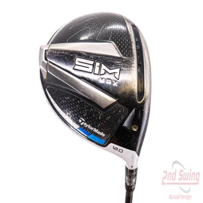 TaylorMade SIM MAX Driver 12° UST Mamiya Helium Black 4 Graphite Senior Right Handed 46.0in