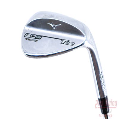 Mizuno T22 Satin Chrome Wedge Lob LW 60° 6 Deg Bounce X Grind Dynamic Gold Tour Issue S400 Steel Stiff Right Handed 35.5in