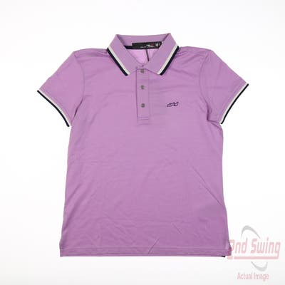 New W/ Logo Womens Ralph Lauren RLX Polo X-Small XS Purple MSRP $131