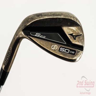 Mizuno S23 Copper Cobalt Wedge Gap GW 50° 8 Deg Bounce S Grind FST KBS Hi-Rev 2.0 115 Steel Wedge Flex Left Handed 35.5in