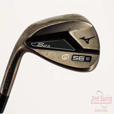 Mint Mizuno S23 Copper Cobalt Wedge Sand SW 56° 10 Deg Bounce D Grind FST KBS Hi-Rev 2.0 115 Steel Wedge Flex Left Handed 35.5in