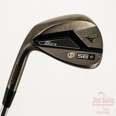 Mint Mizuno S23 Copper Cobalt Wedge Sand SW 56° 10 Deg Bounce D Grind FST KBS Hi-Rev 2.0 115 Steel Wedge Flex Left Handed 35.5in