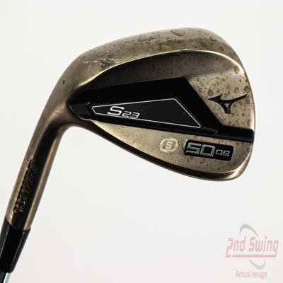 Mint Mizuno S23 Copper Cobalt Wedge Gap GW 50° 8 Deg Bounce S Grind FST KBS Hi-Rev 2.0 115 Steel Wedge Flex Left Handed 35.5in