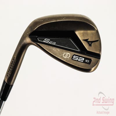 Mint Mizuno S23 Copper Cobalt Wedge Gap GW 52° 10 Deg Bounce S Grind FST KBS Hi-Rev 2.0 115 Steel Wedge Flex Left Handed 35.5in