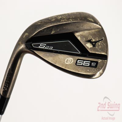 Mint Mizuno S23 Copper Cobalt Wedge Sand SW 56° 10 Deg Bounce D Grind FST KBS Hi-Rev 2.0 115 Steel Wedge Flex Left Handed 35.5in