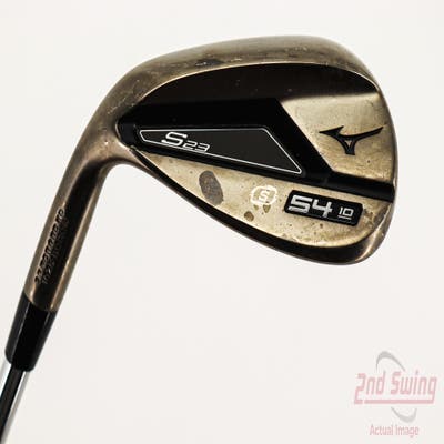 Mint Mizuno S23 Copper Cobalt Wedge Sand SW 54° 10 Deg Bounce S Grind FST KBS Hi-Rev 2.0 115 Steel Wedge Flex Left Handed 35.5in