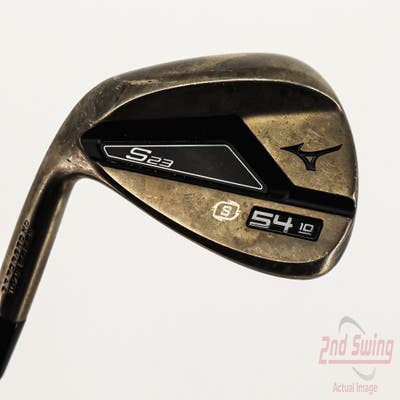 Mizuno S23 Copper Cobalt Wedge Sand SW 54° 10 Deg Bounce S Grind FST KBS Hi-Rev 2.0 115 Steel Wedge Flex Left Handed 35.5in