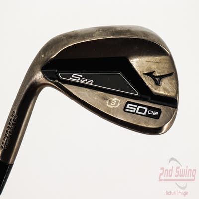 Mint Mizuno S23 Copper Cobalt Wedge Gap GW 50° 8 Deg Bounce S Grind FST KBS Hi-Rev 2.0 115 Steel Wedge Flex Left Handed 35.5in