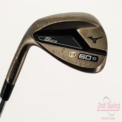 Mint Mizuno S23 Copper Cobalt Wedge Lob LW 60° 10 Deg Bounce C Grind FST KBS Hi-Rev 2.0 115 Steel Wedge Flex Left Handed 35.5in