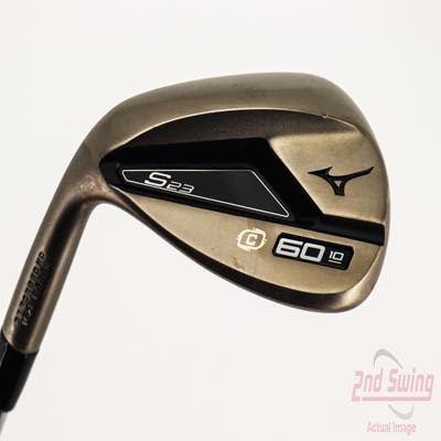 Mint Mizuno S23 Copper Cobalt Wedge Lob LW 60° 10 Deg Bounce C Grind FST KBS Hi-Rev 2.0 115 Steel Wedge Flex Left Handed 35.5in