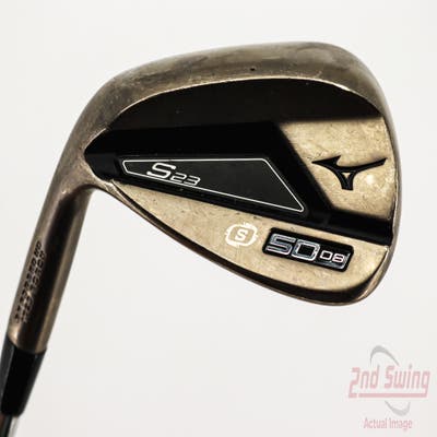 Mint Mizuno S23 Copper Cobalt Wedge Gap GW 50° 8 Deg Bounce S Grind FST KBS Hi-Rev 2.0 115 Steel Wedge Flex Left Handed 35.5in