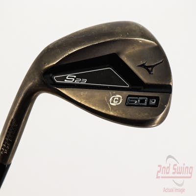 Mint Mizuno S23 Copper Cobalt Wedge Lob LW 60° 10 Deg Bounce C Grind FST KBS Hi-Rev 2.0 115 Steel Wedge Flex Left Handed 35.5in