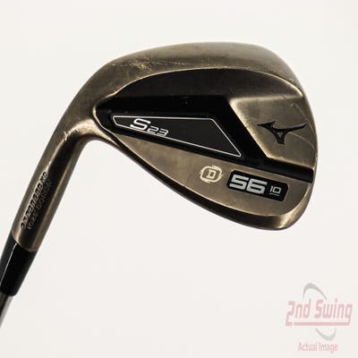 Mint Mizuno S23 Copper Cobalt Wedge Sand SW 56° 10 Deg Bounce D Grind FST KBS Hi-Rev 2.0 115 Steel Wedge Flex Left Handed 35.5in