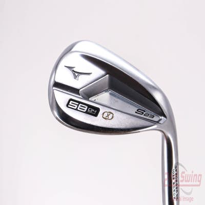 Mizuno S23 Satin Chrome Wedge Lob LW 58° 4 Deg Bounce X Grind FST KBS Hi-Rev 2.0 115 Steel Wedge Flex Right Handed 35.5in