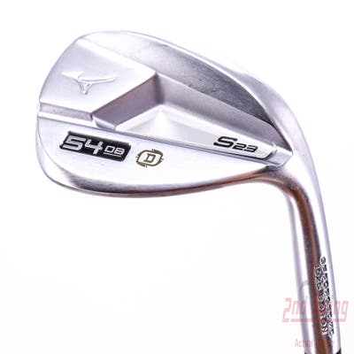 Mizuno S23 Satin Chrome Wedge Sand SW 54° 8 Deg Bounce D Grind FST KBS Hi-Rev 2.0 115 Steel Wedge Flex Right Handed 35.5in