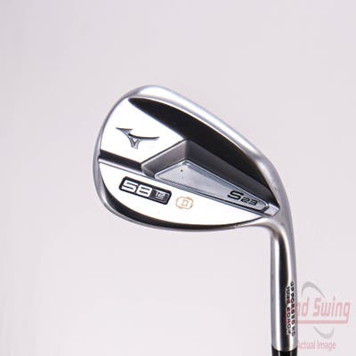 Mizuno S23 Satin Chrome Wedge Lob LW 58° 12 Deg Bounce D Grind FST KBS Hi-Rev 2.0 115 Steel Wedge Flex Right Handed 35.5in