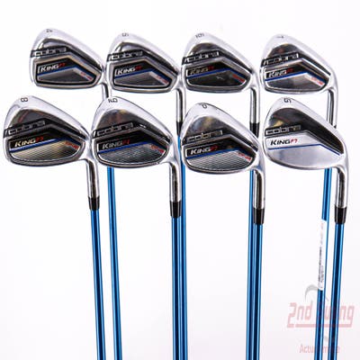 Cobra King F7 One Length Iron Set 4-PW GW Grafalloy prolaunch blue Graphite Regular Right Handed 37.0in