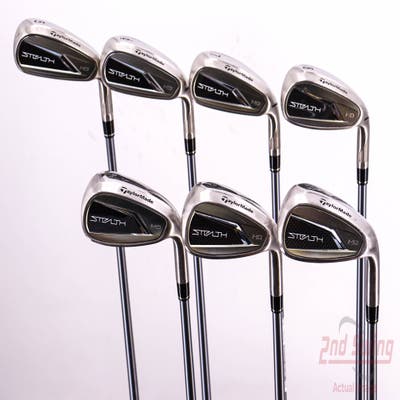 TaylorMade Stealth HD Iron Set 5-PW AW Fujikura Speeder NX 50 Graphite Regular Right Handed 38.0in