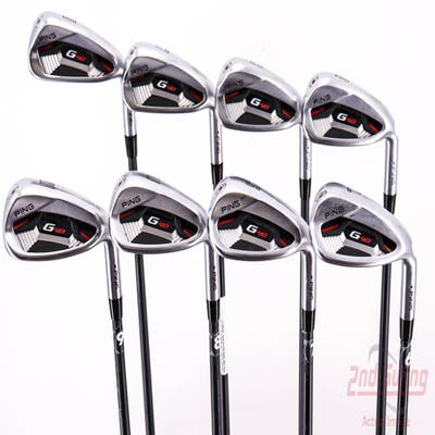 Ping G410 Iron Set 6-PW GW SW LW ALTA CB Red Graphite Senior Right Handed Blue Dot 38.5in