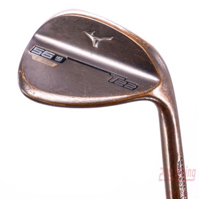 Mizuno T22 Denim Copper Wedge Sand SW 56° 10 Deg Bounce D Grind Dynamic Gold Tour Issue S400 Steel Stiff Right Handed 35.5in